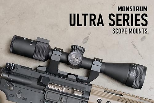Miniatura 3 de Monstrum Ultra Series Precision Offset Picatinny - Montura de alcance