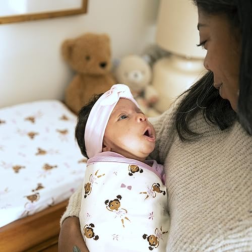 Miniatura 9 de Little Muffincakes Manta para bebé 100% algodón, tema de bailarina (Zhara) para recién nacido - 3 meses