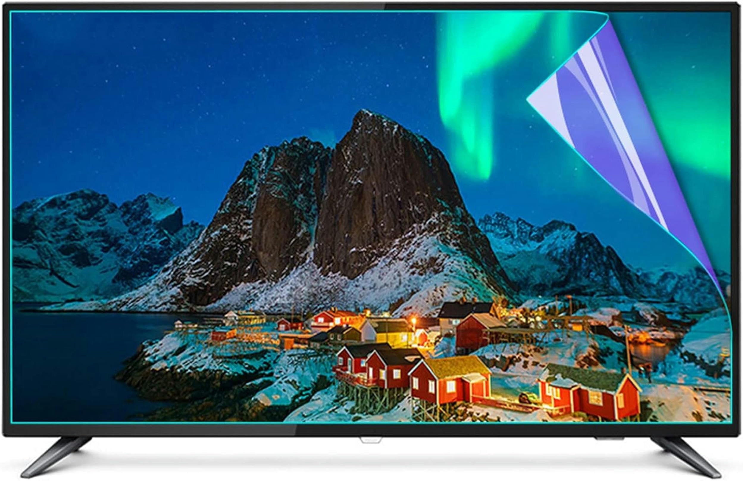 Protection des yeux optimale grâce au film protecteur TV mat et anti-lumière bleue