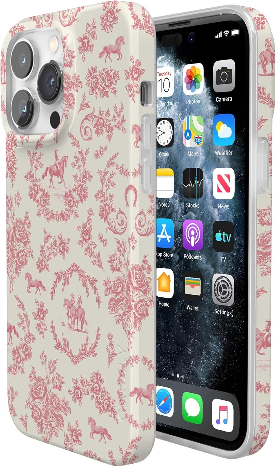 Casely iPhone 14 Pro Case | Western Bloom | Jenna Palek x Casely | Compatible with MagSafe | Classic Ultra Slim Design