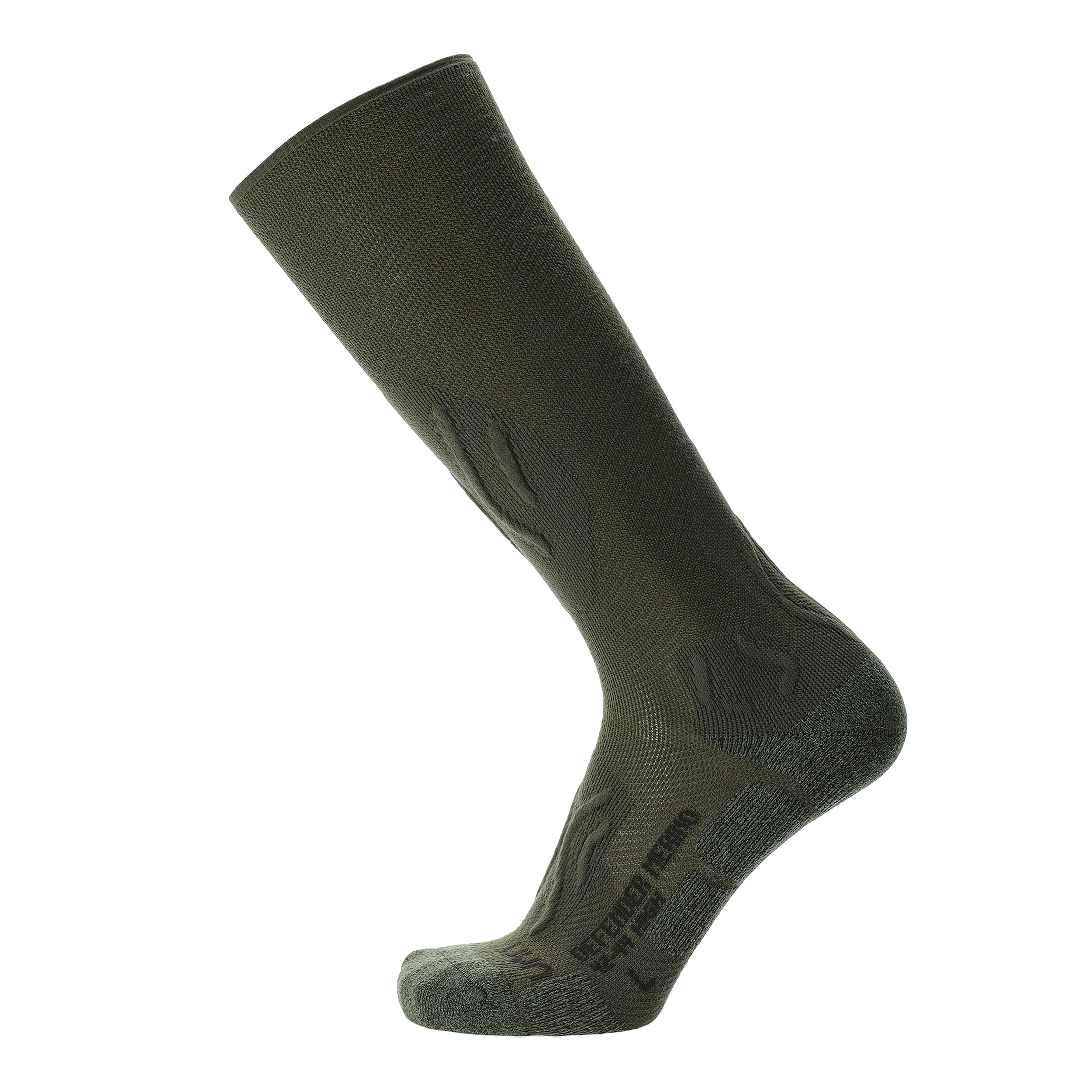 UYN S100296-E198 TREKKING FIVE MERINO SOCKS Men's Tactical Green 45/47