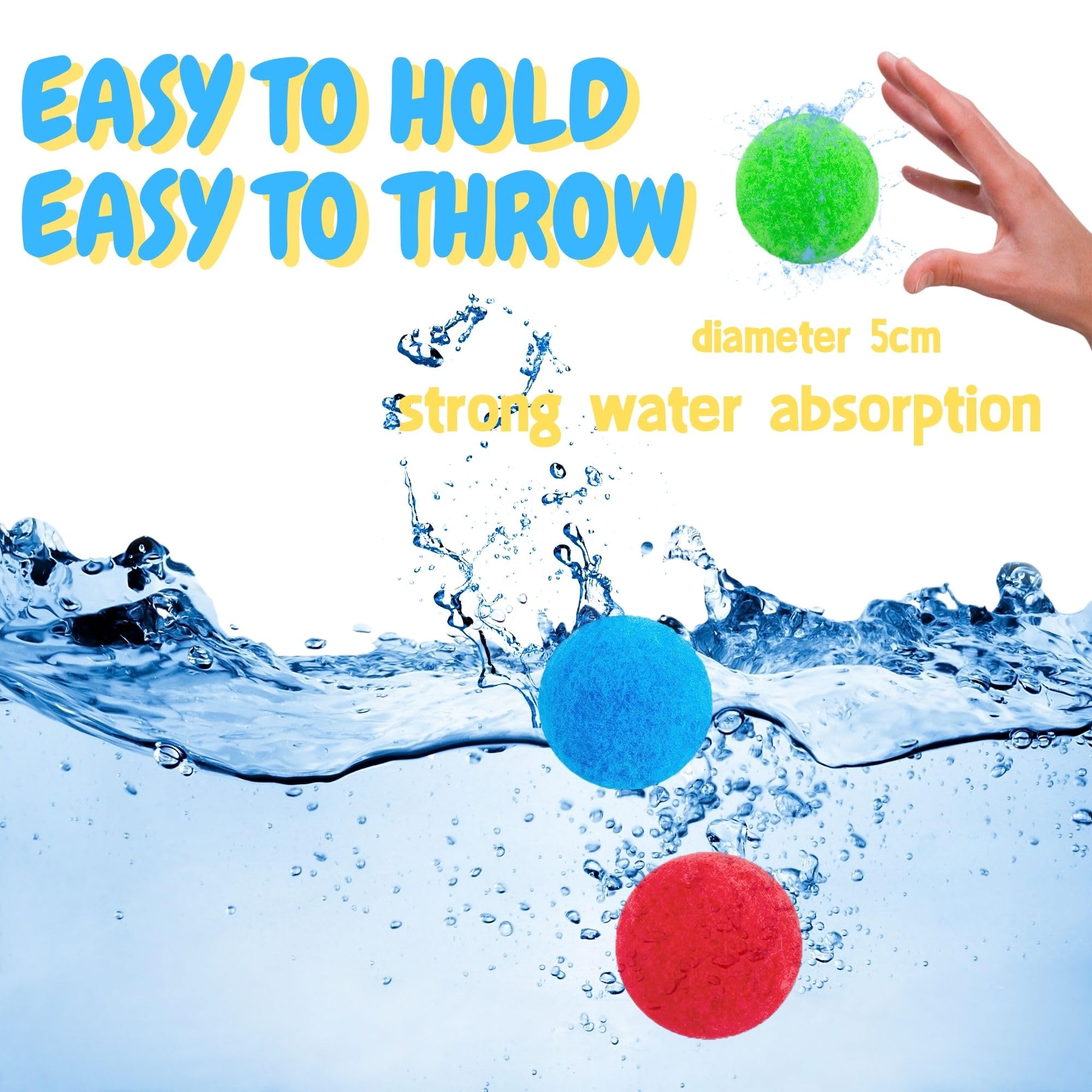 Lubibi Ballons D'Eau Réutilisables – Set De 18 – Silicone Et Coton – Idéal Pour Piscine Et Plage