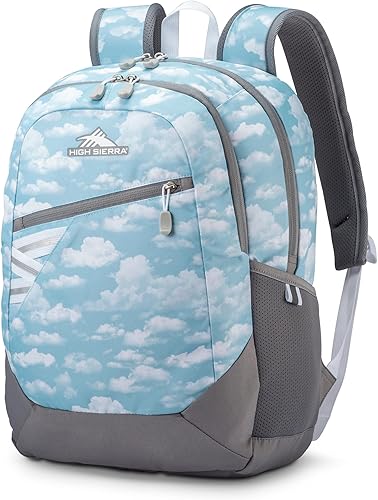 High Sierra Outburst 2.0 - Mochila de mano con funda acolchada para tablet y laptop, reflectividad de 360 grados, se adapta a la mayoría de nubes