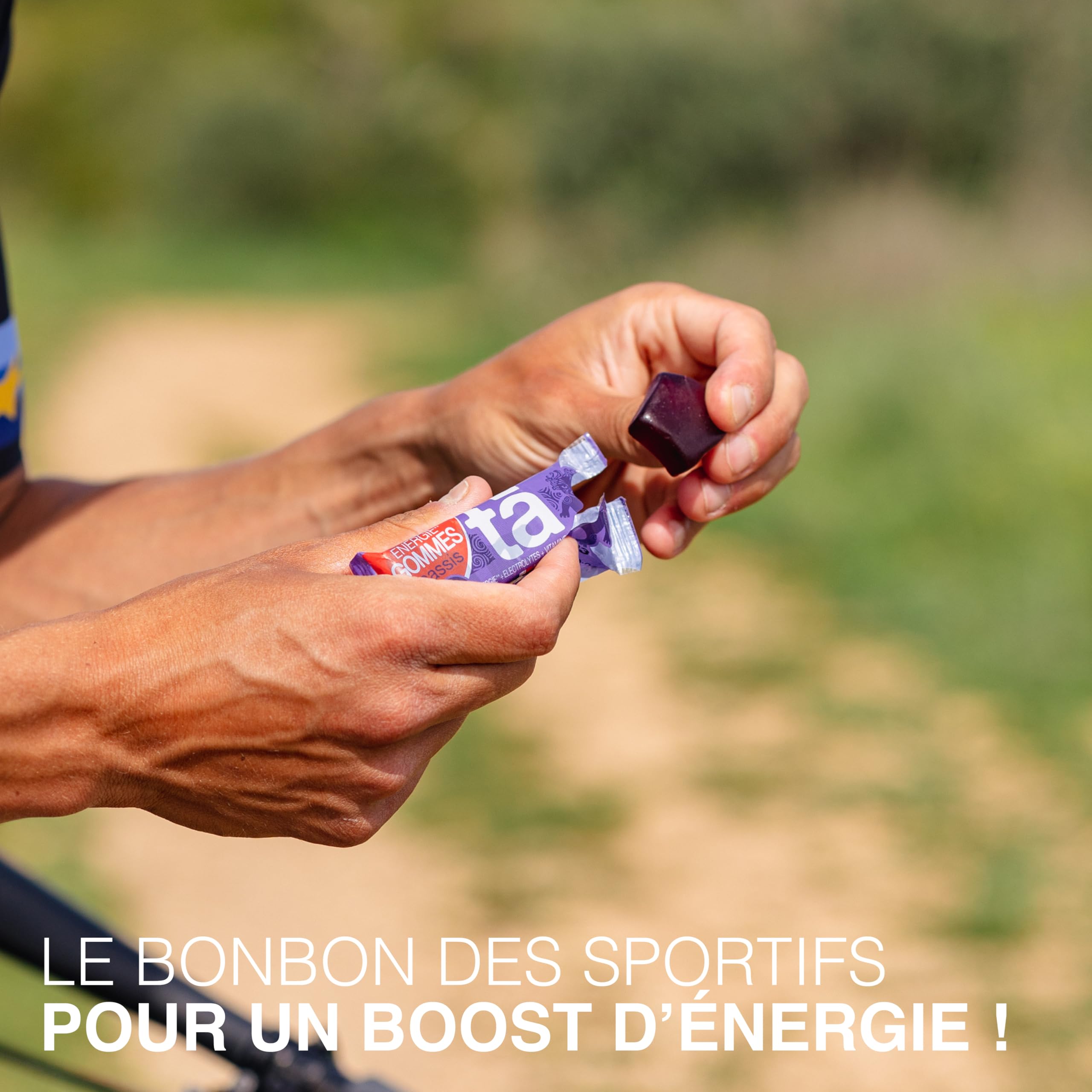 TA Energy - Gommes énergétiques - Pack x12 - Tropical, Pamplemousse, Margarita, Fraise - Apports en énergie pendant l''effort - Idéal pendant l'entrainement et les courses - MADE IN France