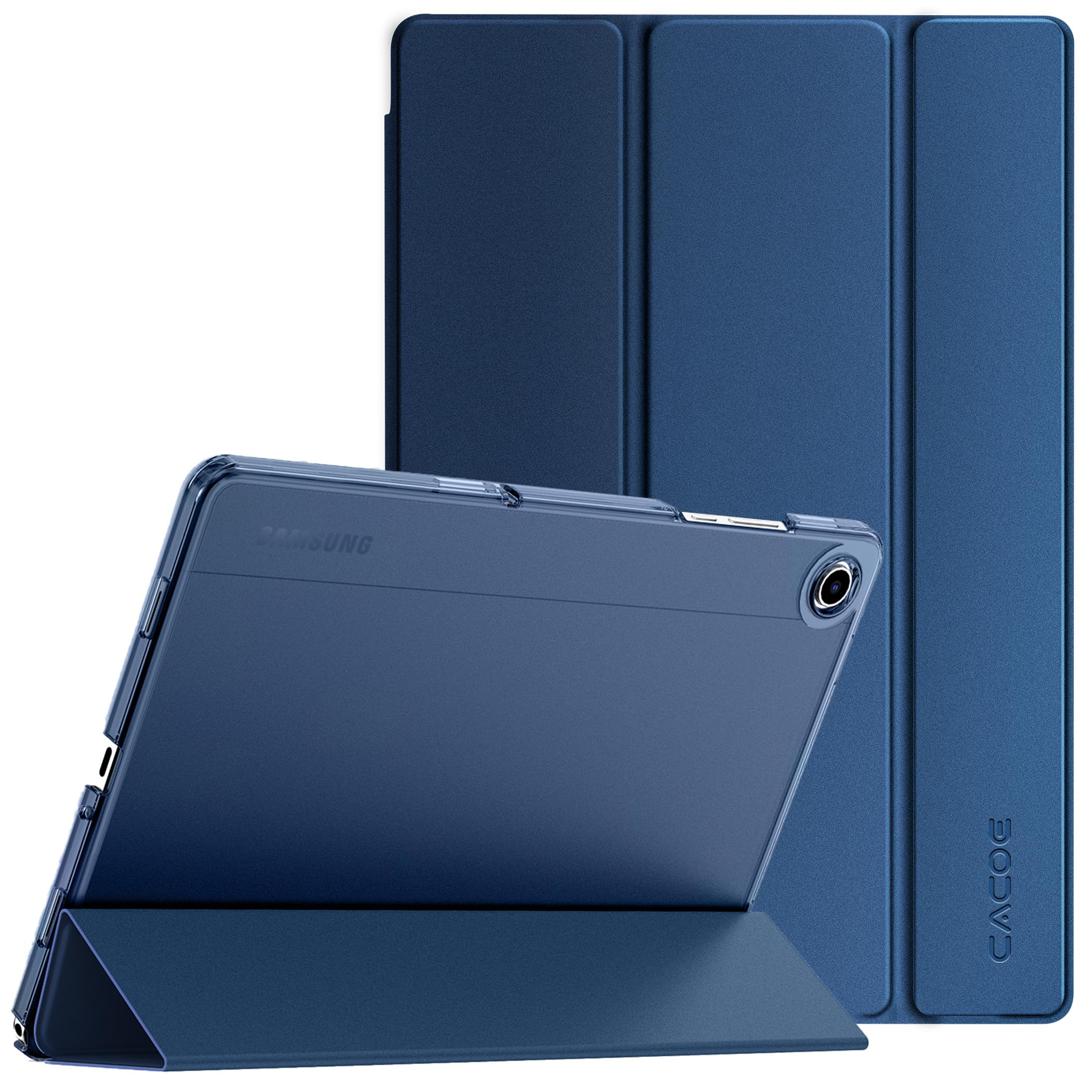 CACOE Custodia Compatibile Samsung Galaxy Tab A11+ A11 Plus A9 Plus 11 Pollici 2025/2023 Cover Posteriore Opaca Traslucida Ultra Sottile Blu