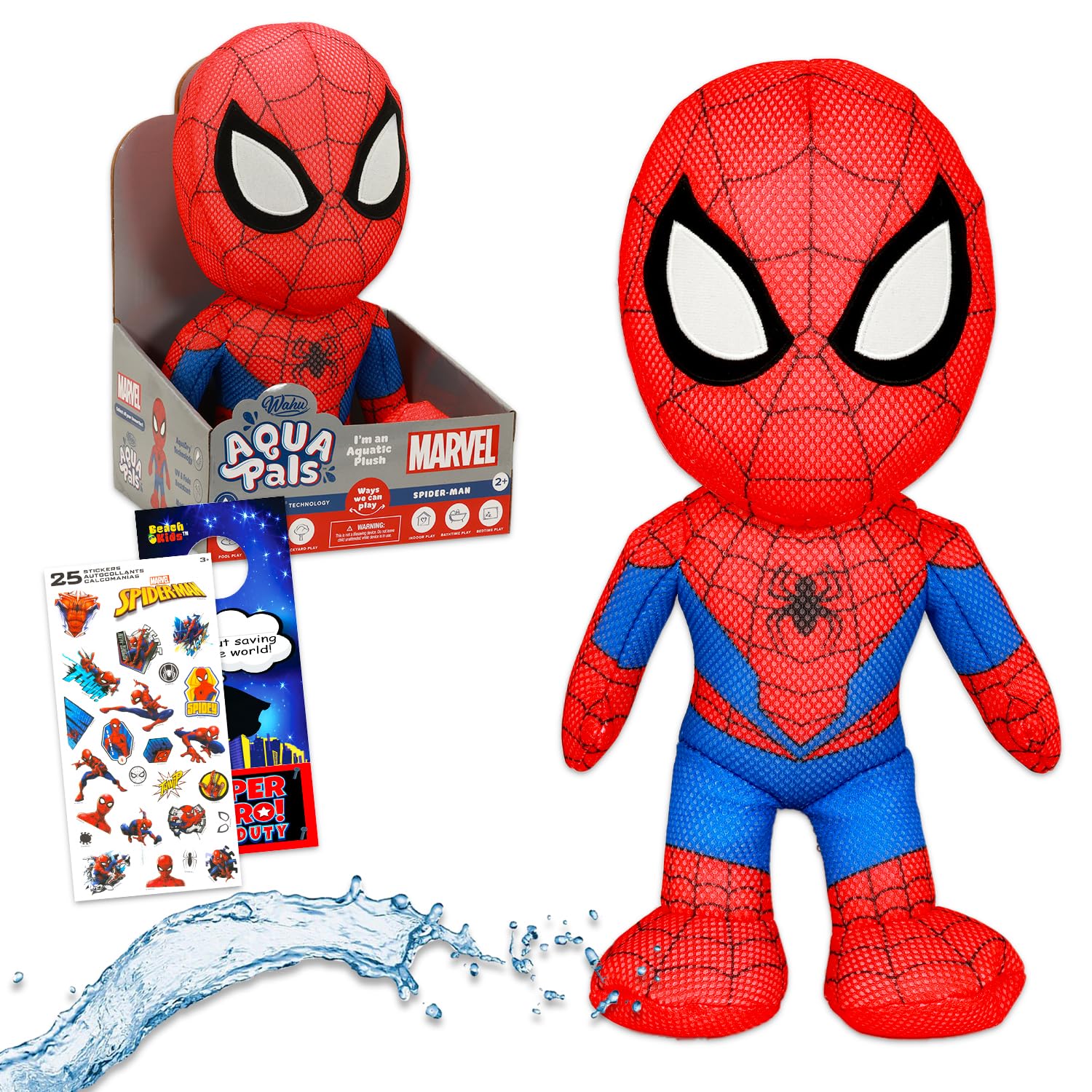 Amazon.co.jp: マーベル スパイダーマン ぬいぐるみ スイムトイセット