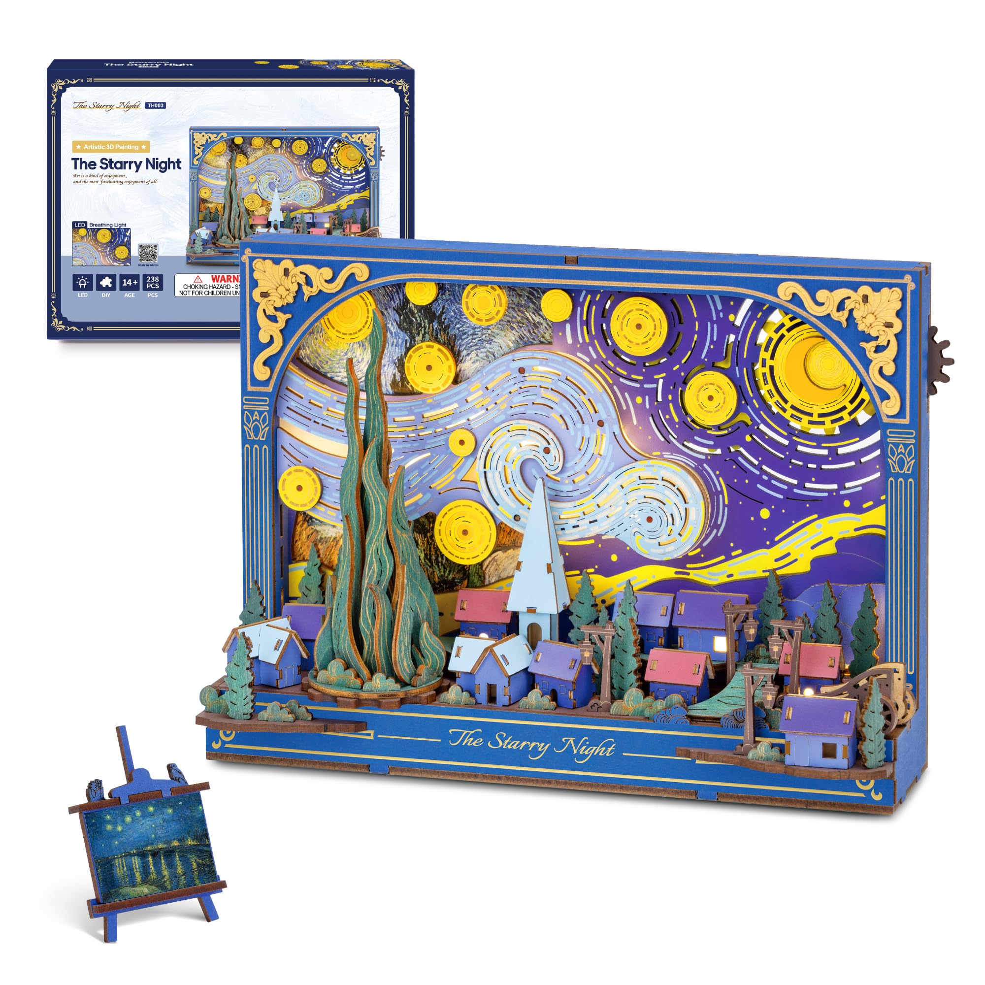 Amazon.com: ROBOTIME Wooden Puzzle Building Set for Adult with