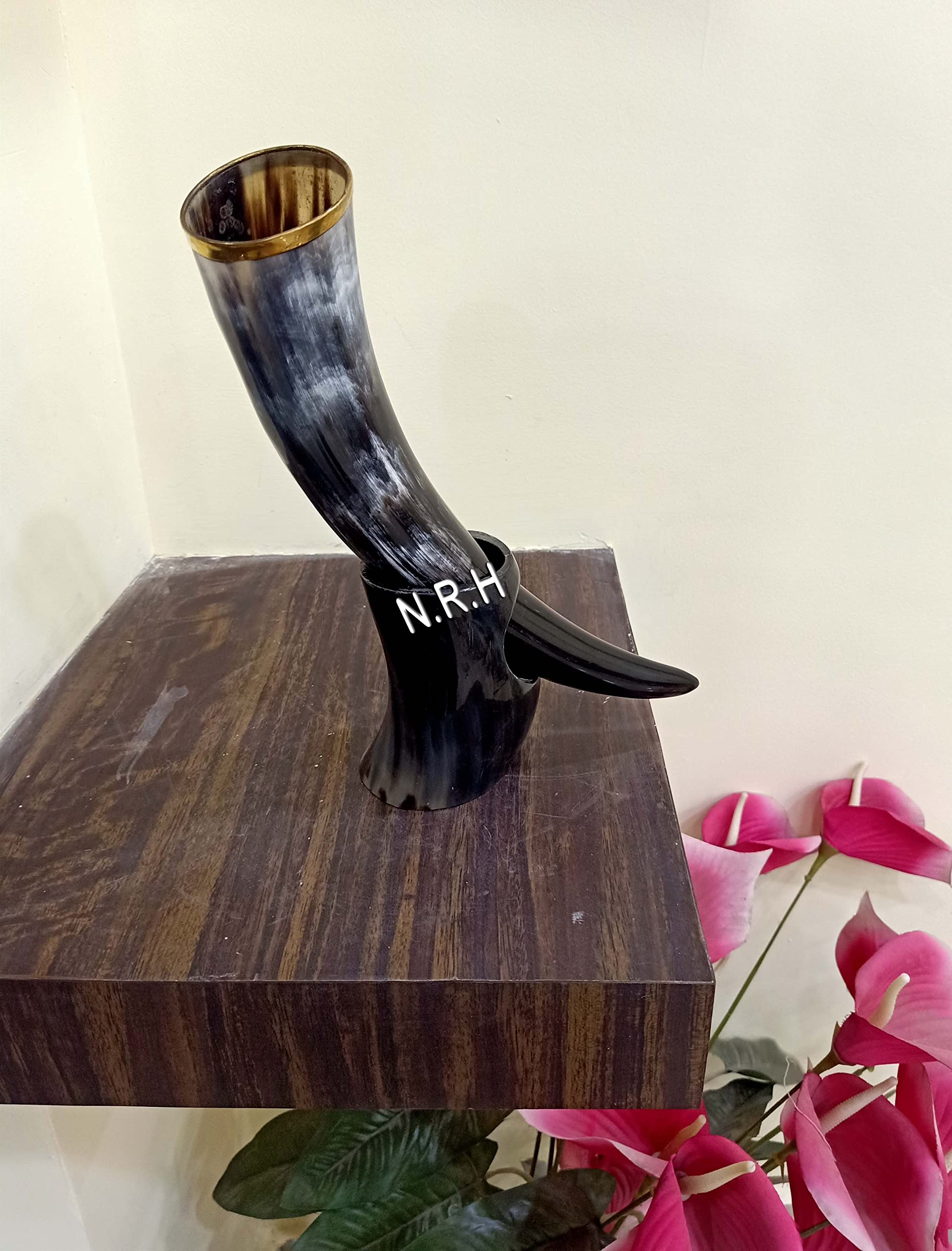 Supporto In Ferro Battuto Per Corni (15x20 Cm.) ⚔️ Negozio Medievale - Foto 4