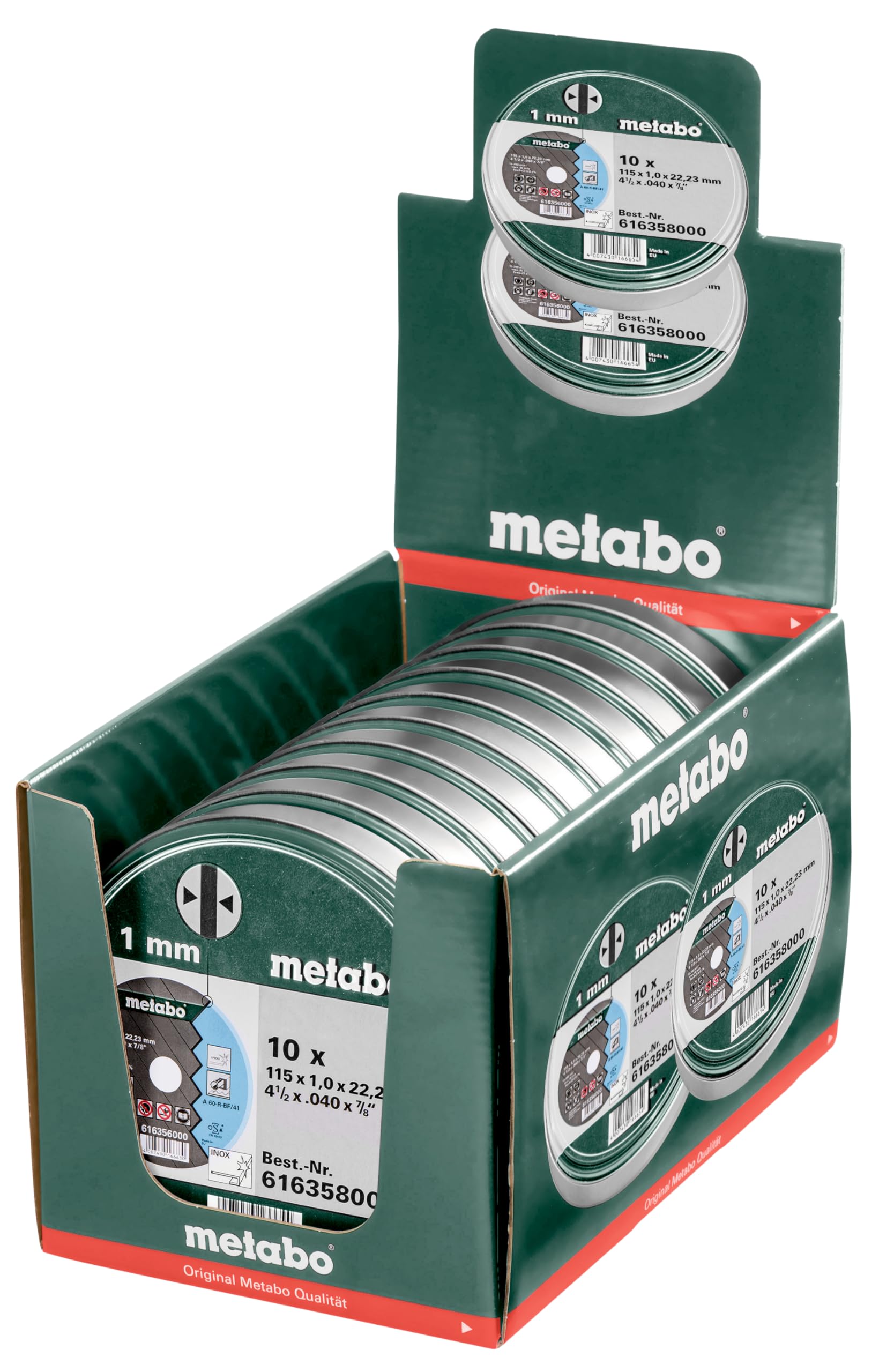 METABO 616358000 Kit discos de corte amolador angular