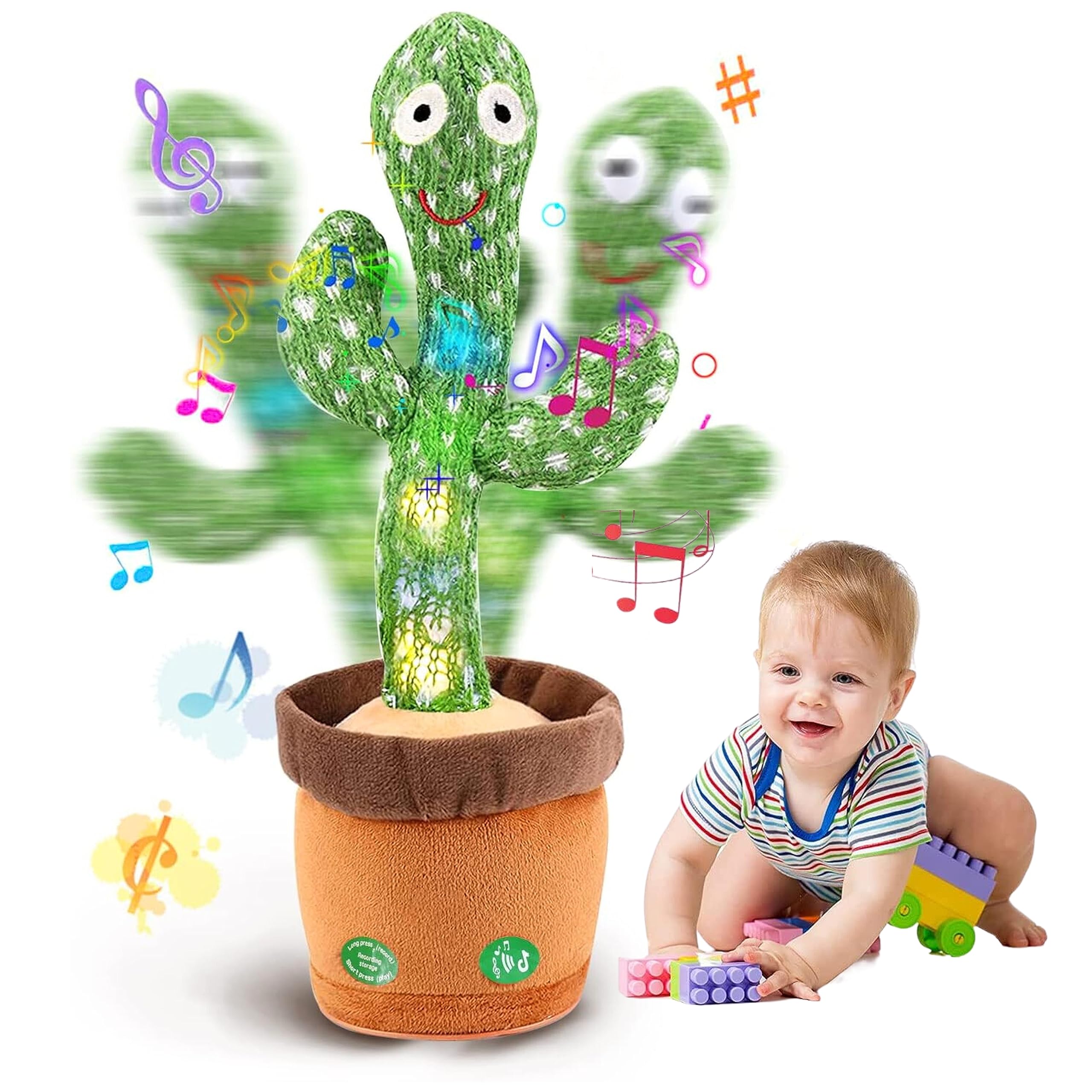 Sument "Dancing Cactus Fun: Baby Educational Talking Singing Wriggle Children Plush Electronic Toy - 120 Songs, Repeat What You Say, Relaxing & Enjoyable Gifts for Kids with Home Decoration Charm (B0CFWRP3W5) Amazon Price History, Amazon Price Tracker