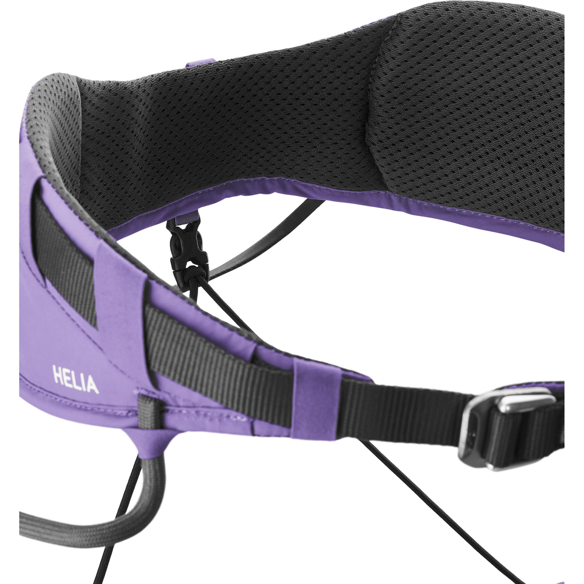 EDELRID Helia II - Cintura da arrampicata unisex, colore viola, XS | 67-77 cm