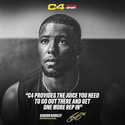 Vista 8 de C4 Ripped Sport Pre Workout Powder Fruit Punch Certificado NSF para deporte + Suplemento energético previo al entrenamiento sin azúcar