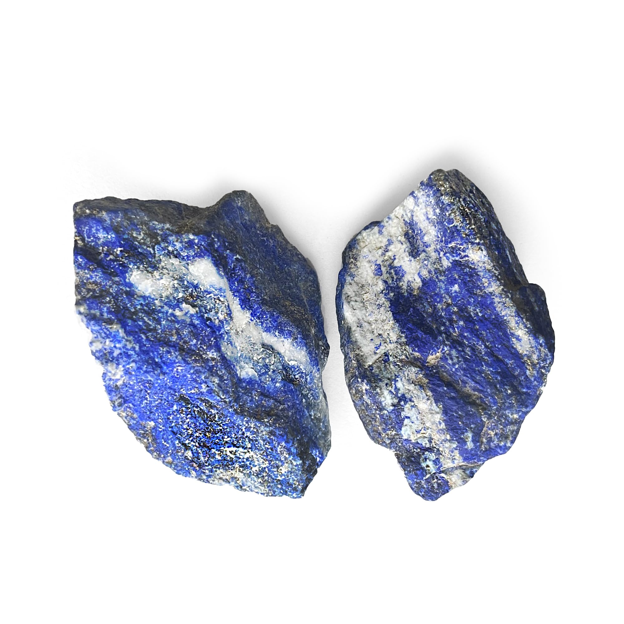 Natural Lapis Lazuli Crystal Stone Original Certified - Raw Healing Crystals, Blue Rough Stone for Communication, Throat Chakra, Good Luck, Manifestation, Meditation, and Reiki Healing - 2 Pieces (B0CXQ4XF5D) Amazon Price History, Amazon Price Tracker