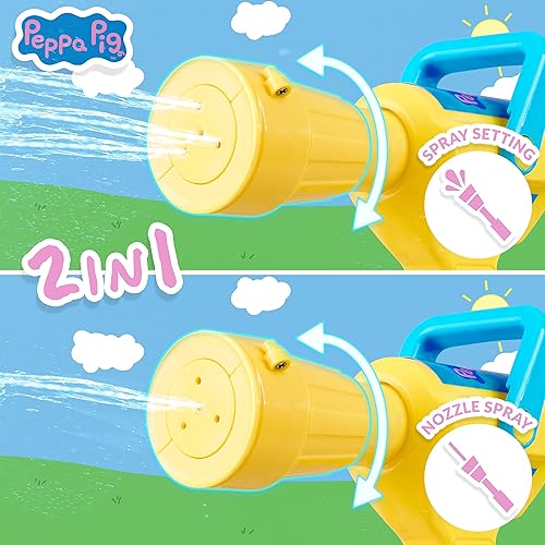 Miniatura 6 de Peppa Pig Mochila de pistola de agua para niñas y niños, juguetes de agua para niños, juegos al aire libre, actividades de verano, pistolas de agua,