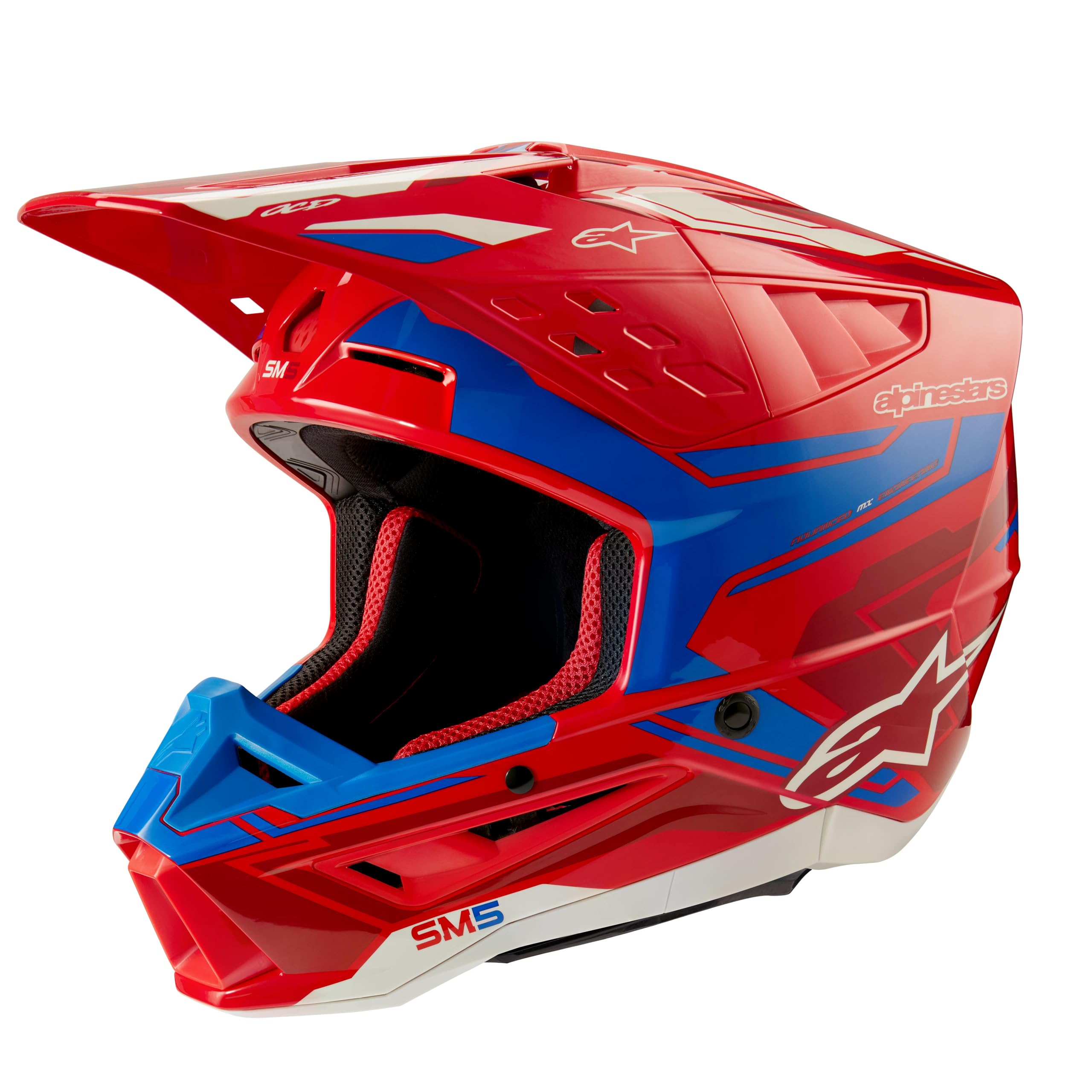 SM5 Solid Helmet, Lightweight Protection for MX Riders