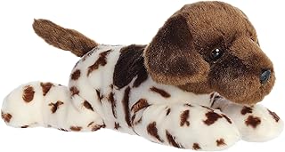 Aurora® Adorable Flopsie™ Gio German Shorthair™ Stuffed Animal - Playful Ease - Timeless Companions - Brown 12 Inches