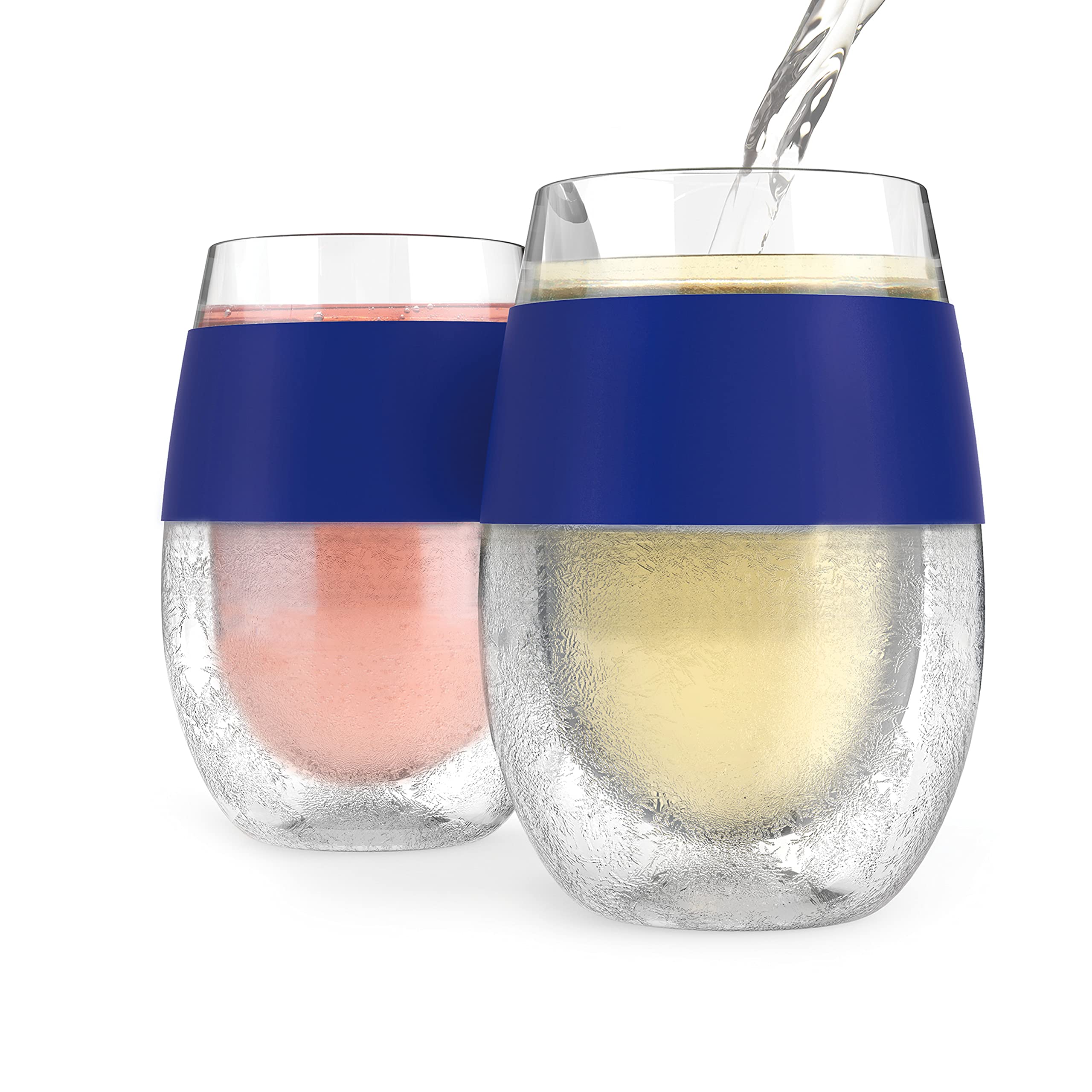 Host Wine Freeze Cooling Cups in Blue (Set of 2) by HOST 5167