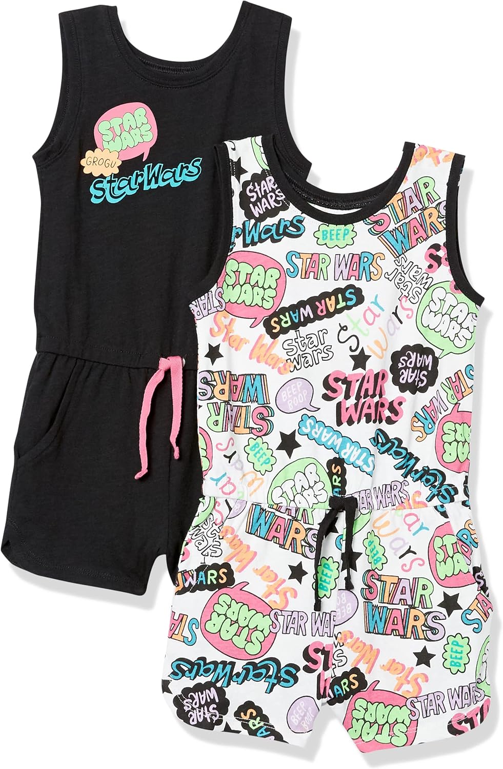Amazon Essentials Girls' Knit Sleeveless Rompers just $6.91 at Amazon