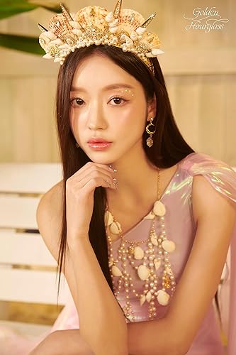 Miniatura 5 de OH MY GIRL Reloj de arena dorado 9 contenido del mini álbum+POB+tarjeta fotográfica+seguimiento sellado (conjunto estándar+onda+luz))