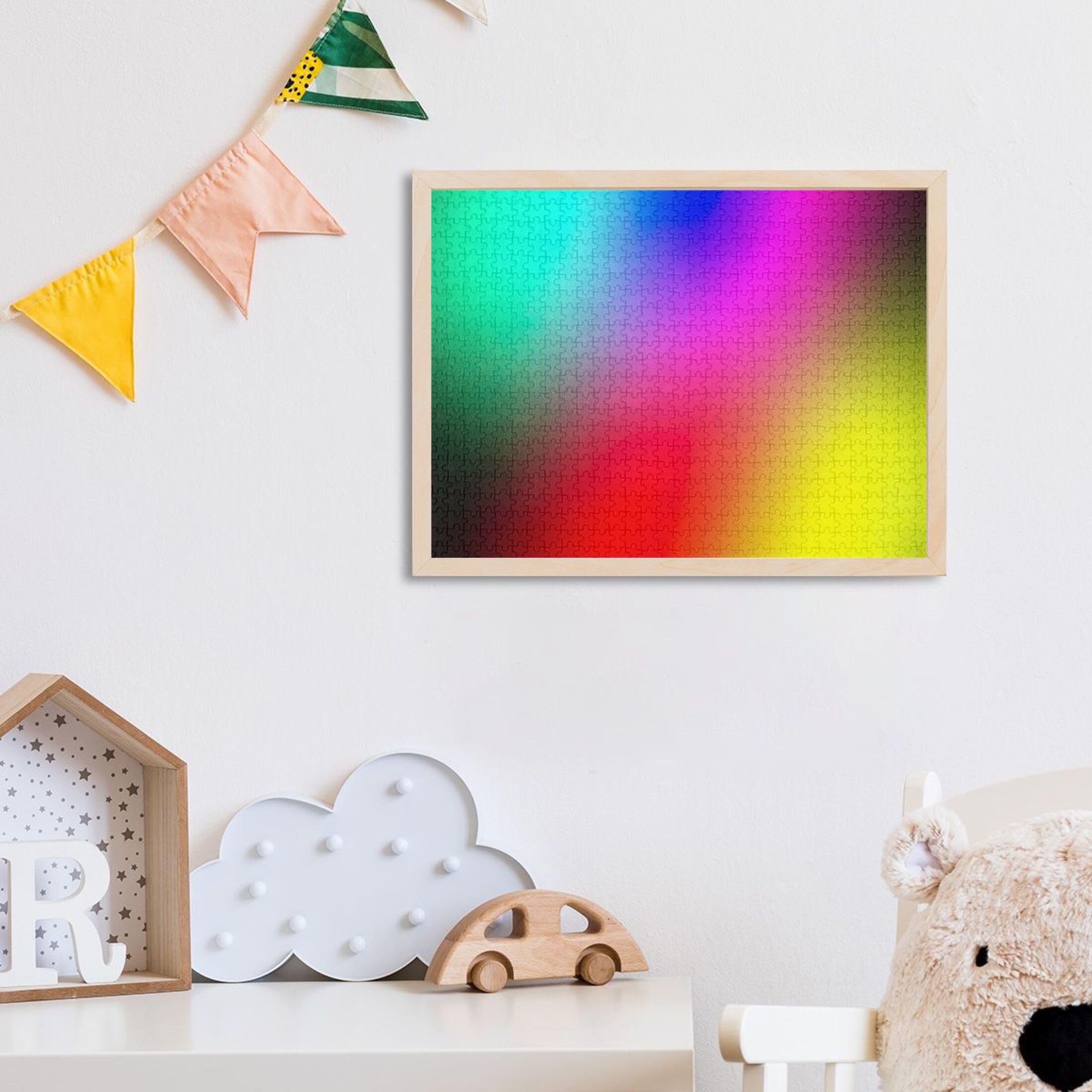 Amazon.com: Rainbow Bright Colors Red Blue Adults 1000 Piece