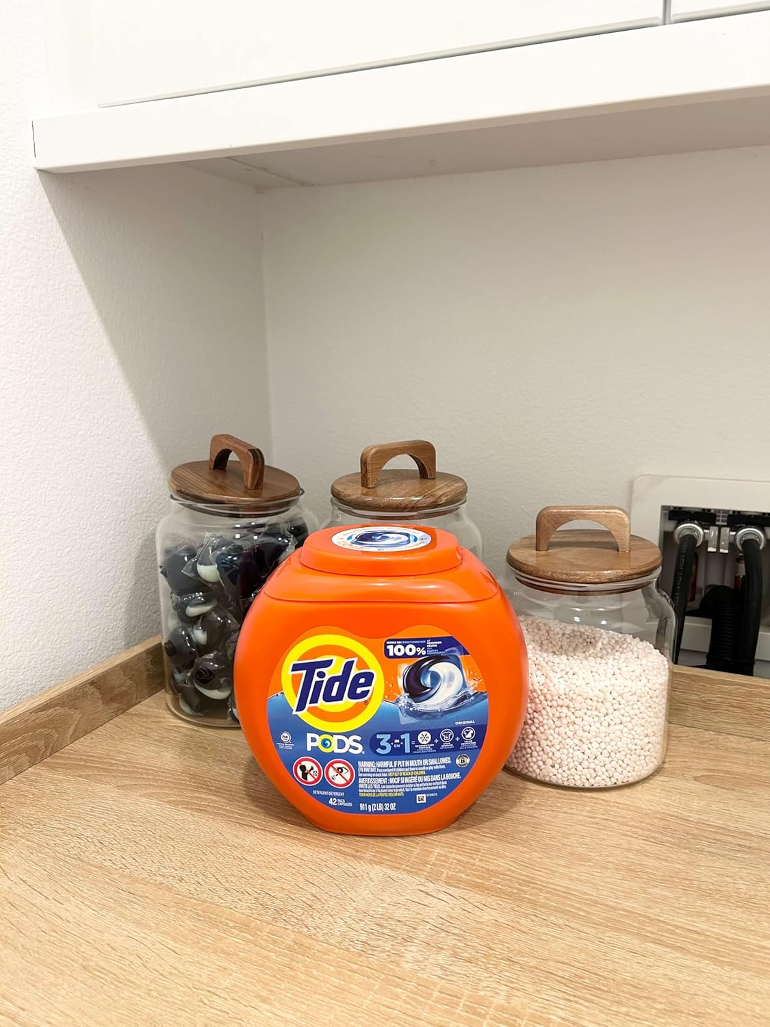 Tide Pods Original Scent(42 Count) Bundle With Bounce Dryer Sheets Outdoor Fresh(240 Count) - HE Compatible