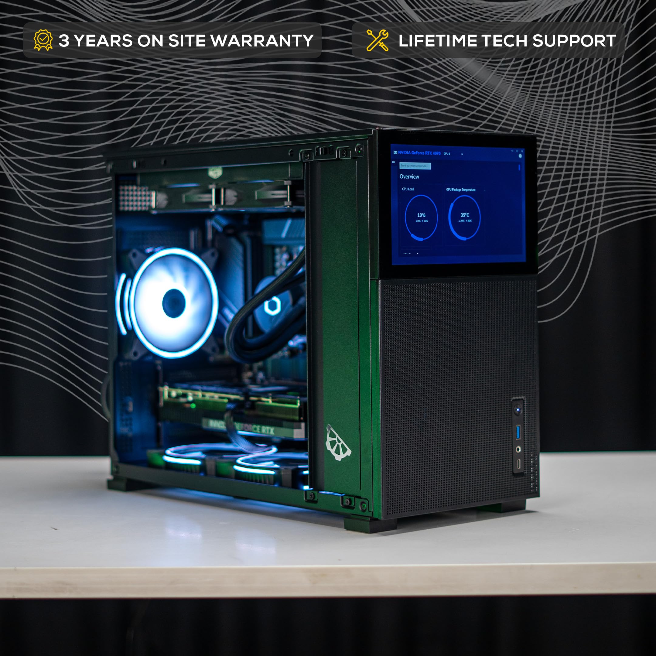 ゲーミングPC Ryzen5 7500f RTX4060ti Win11Pro Assembled PC AMD Ryzen 5 7600, 16Gb RAM, RTX 4060Ti Graphics, 1TB