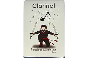 Fearless Musician Flashcards for Clarinet - Fingering and Rhythm Chart