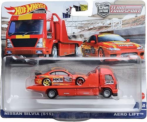 Hot Wheels Nissan Silvia Aero Lift - Equipo de transporte