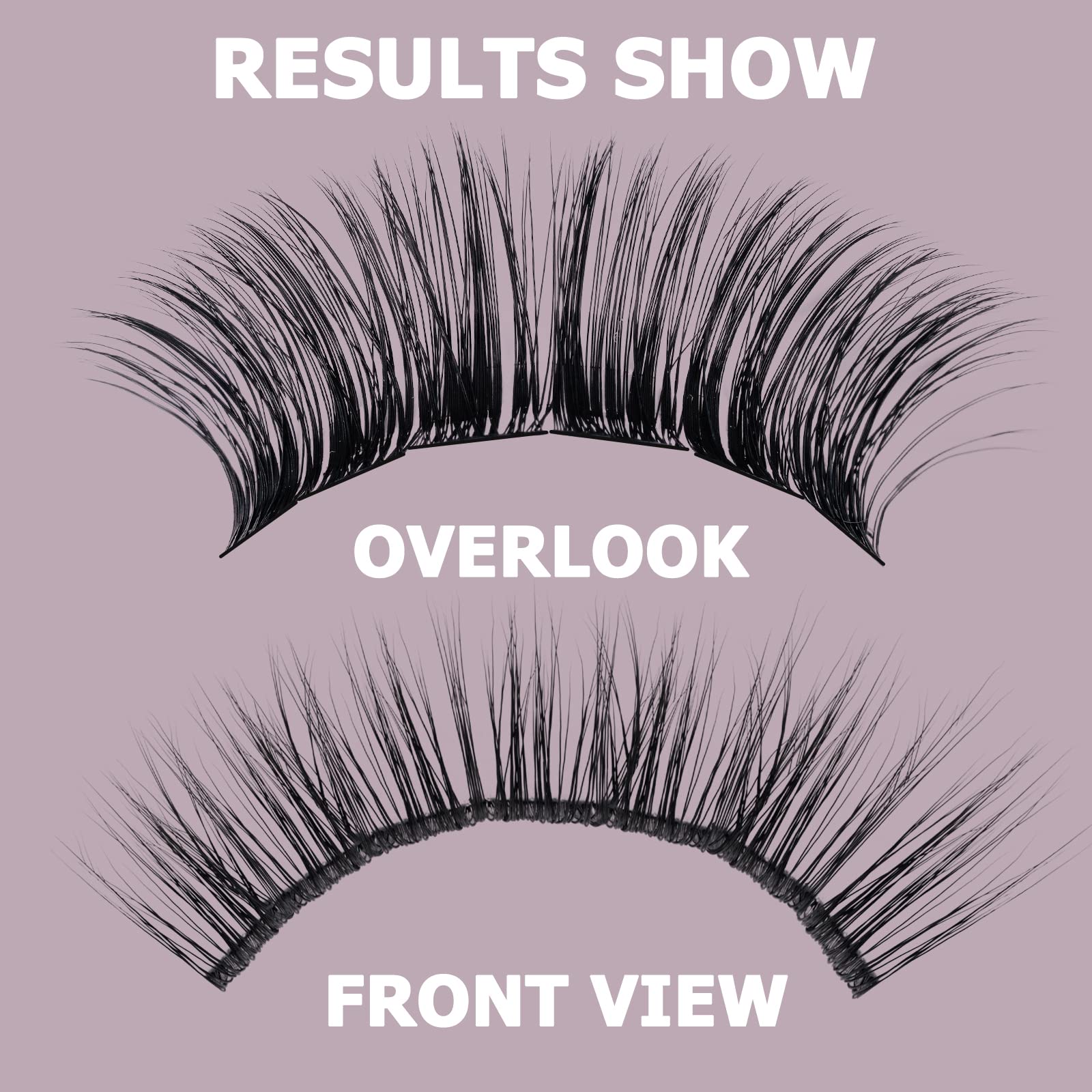 Cluster Lashes 72 Pcs QUEWEL Wide Stem Individual Lashes C/D Curl 8-16mm Length DIY Eyelash Extension False Eyelashes Soft for Personal Makeup Use at Home (natural02-C-MIX8-16) - Image 3