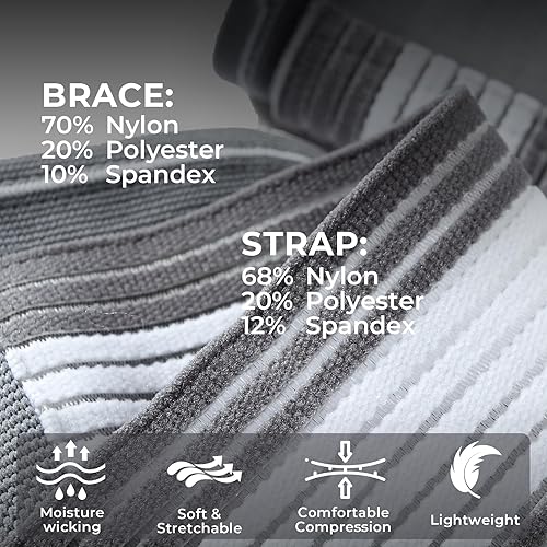 Miniatura 5 de NeoTech Care Soporte de codo, gris (talla M, 1 par)