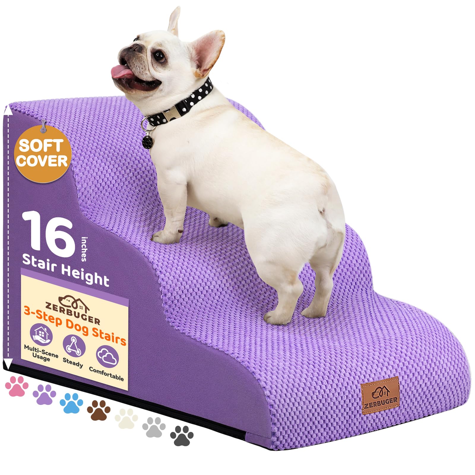 Zerbuger 3-Step Dog Ramp and Stair