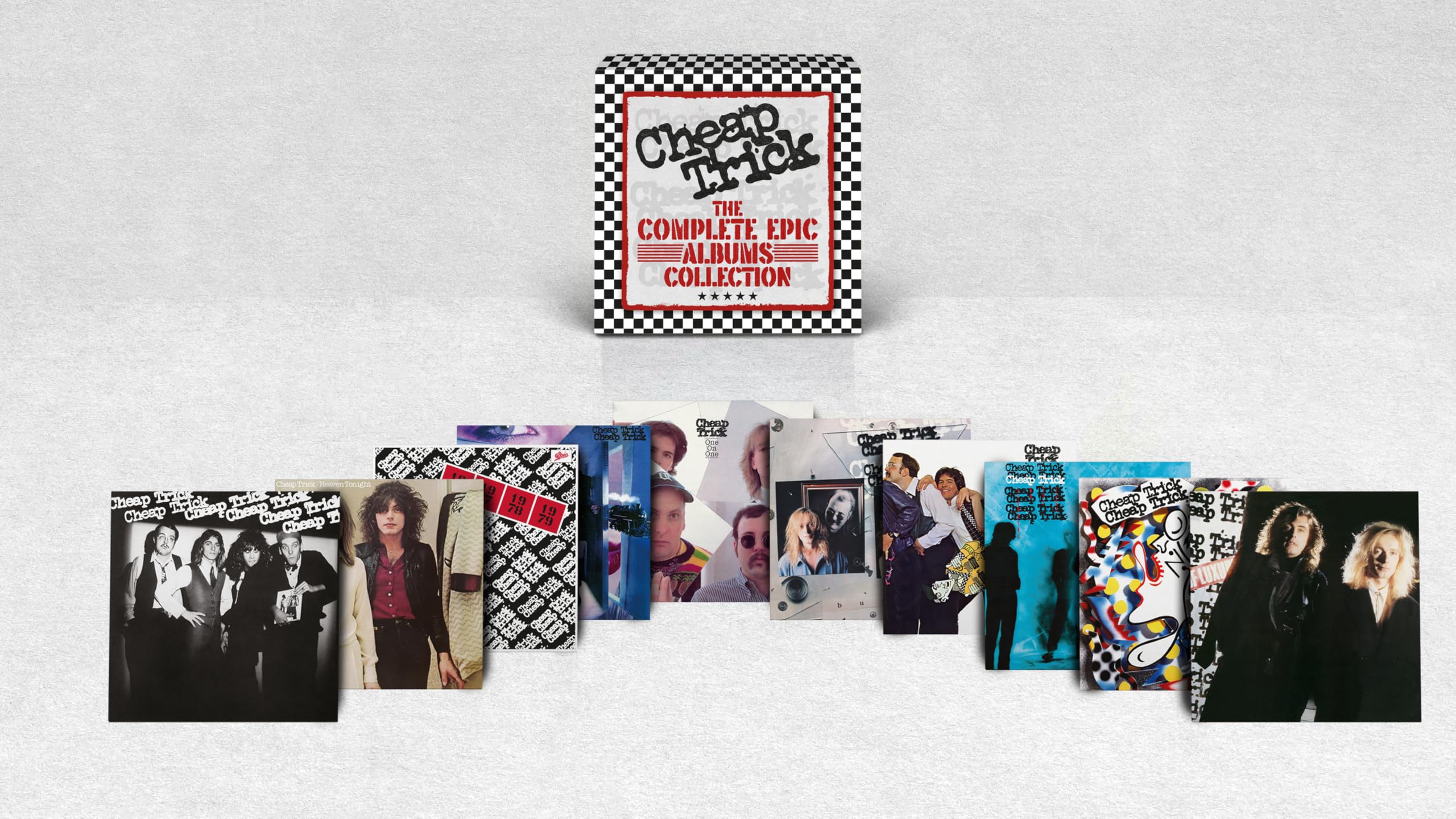 Cheap Trick Complete Epic Albums (14LP/Clear Coloured Vinyl) [VINYL]