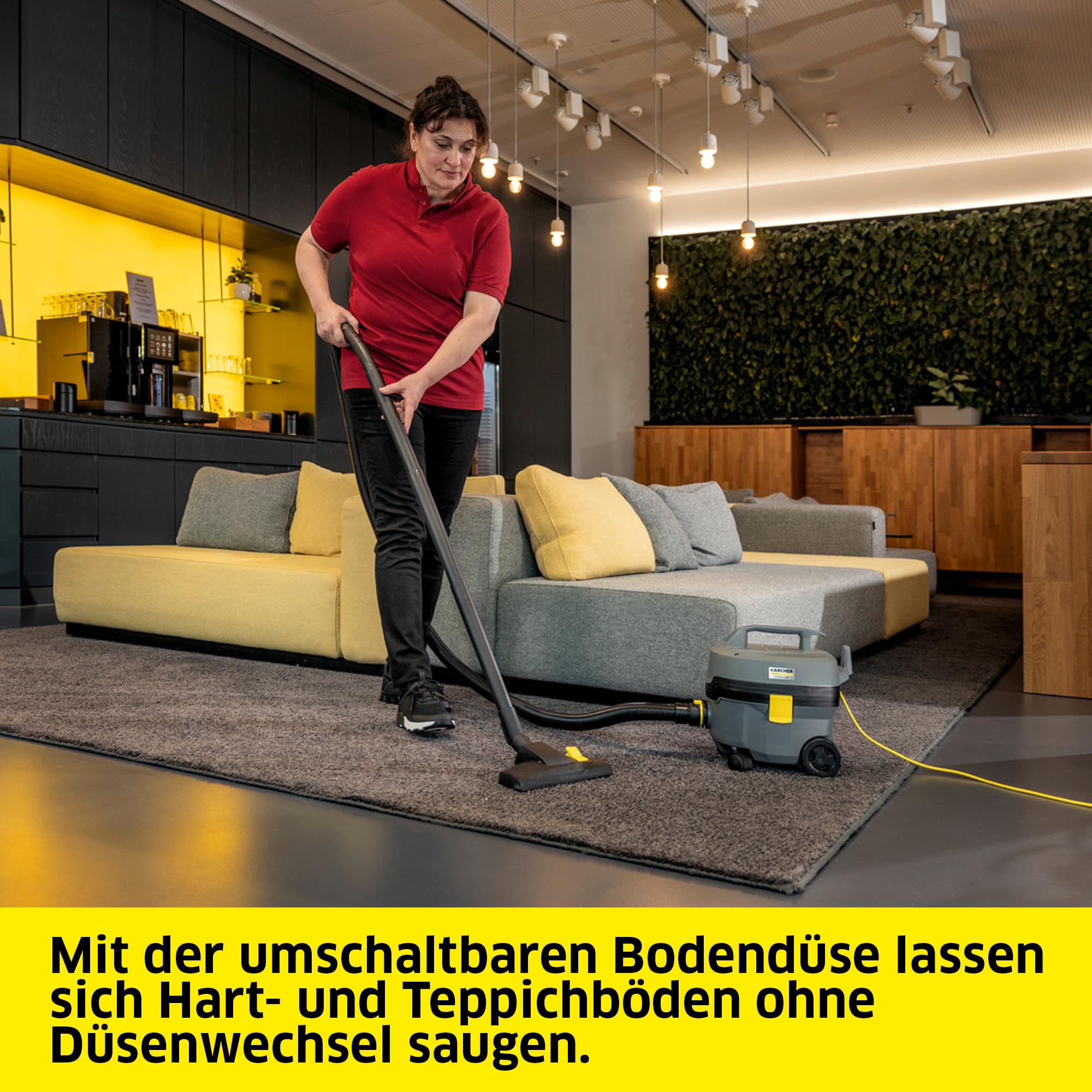 KÄRCHER T 7/1 Classic Trockensauger, 850 W, 7 L, 23,5 kPa, 2 m Schlauch