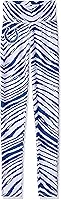 Vista 6 de Zubaz - Leggings con estampado de cebra para mujer con licencia oficial de la NFL, color del