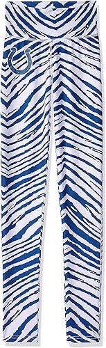 Miniatura 6 de Zubaz Leggings con estampado de cebra con licencia oficial de la NFL, color del equipo