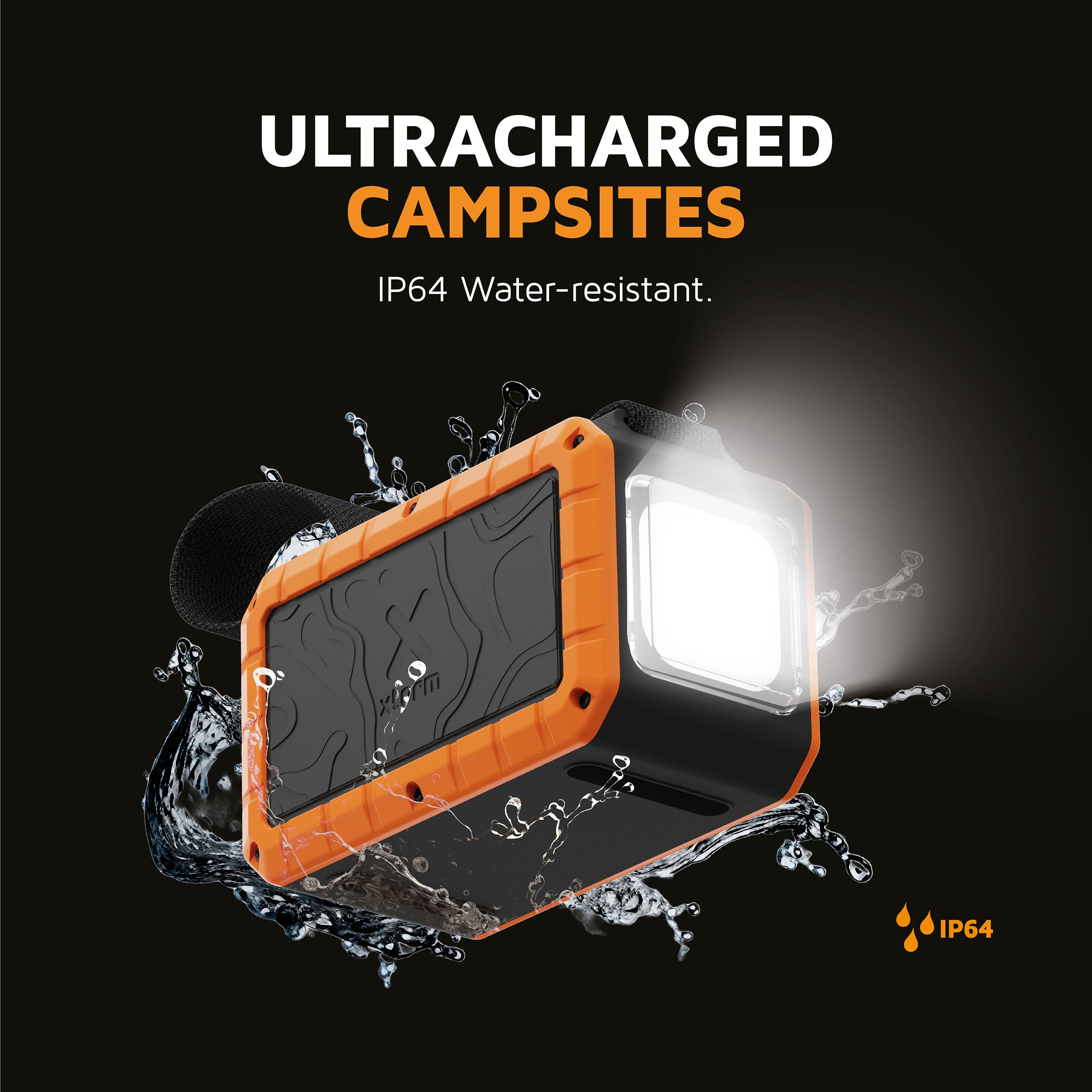 Powerbank Xtorm 40000mAh 100W Lampada LED Orange - Dettaglio
