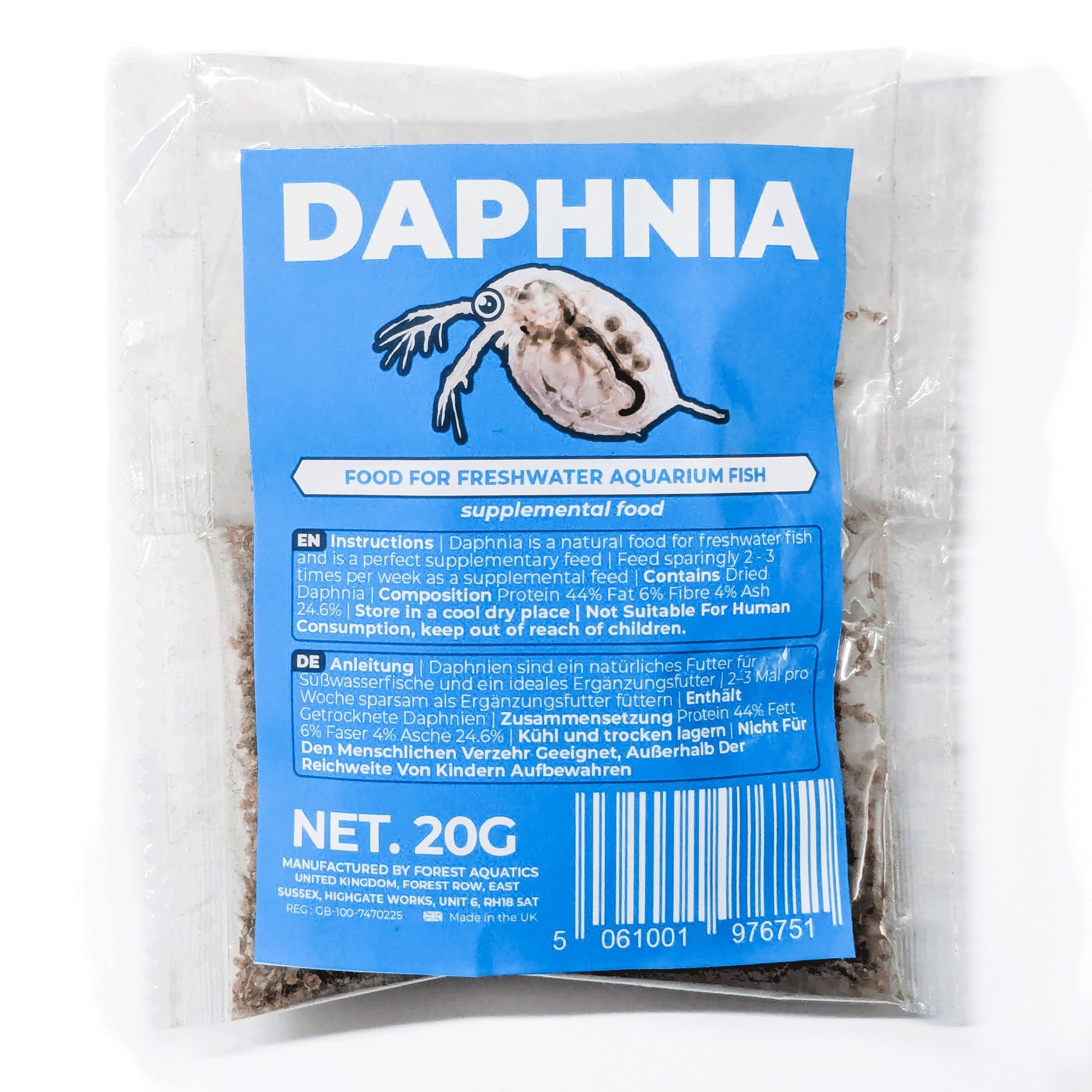 Daphnia Food For All Aquarium Fish 50g