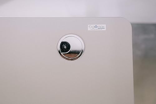 Miniatura 6 de ErgoMax Mesa rectangular de aglomerado para marcos de escritorio estándar y de altura ajustable para el hogar y la oficina, 47.2 pulgadas de largo,