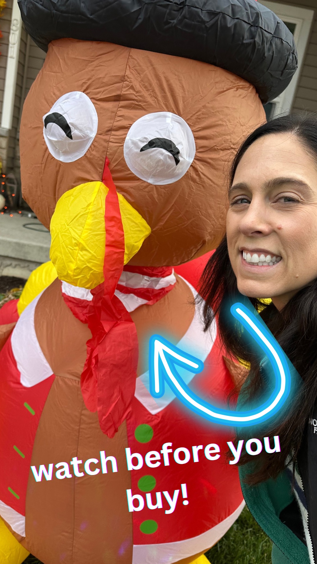 Watch I love this inflatable turkey my honest review on Amazon Live