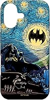 Vista 1 de DC Comics Batman Starry Night Style Painting Case para iPhone 17