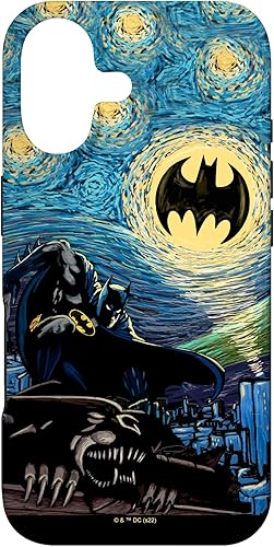 DC Comics Batman Starry Night Style Painting Case para iPhone 17