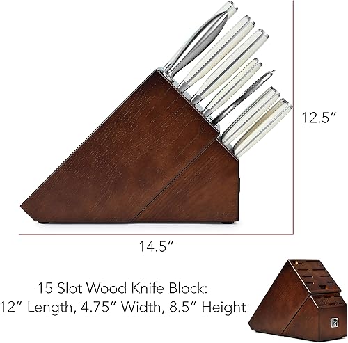 Miniatura 7 de J.A. Henckels International - Juego de bloques de cuchillos de 16 piezas forjadas