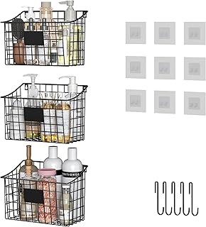 29 Hallway Storage Ideas To Turn Tight Spaces Into Smart Zones 100 Wall Mounted Bin Basket with 5 Hooks 3 Label Plate Adhesive-3 Pack, Cabi...