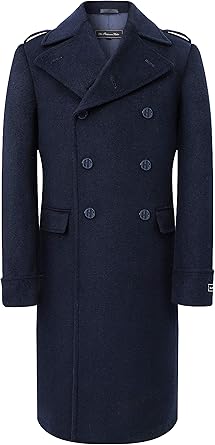 Long navy coat mens Clearance