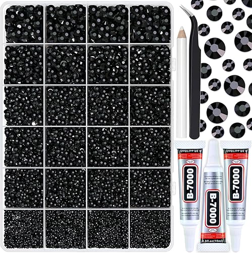 Vista 59 de 4500PCS Resin Flatback Rhinestone, 2mm 3mm 4mm 5mm 6mm Lemon Yellow Flatback Rhinestones for Tumblers, Nails Art, Mugs, Bottles, Craft Decoration