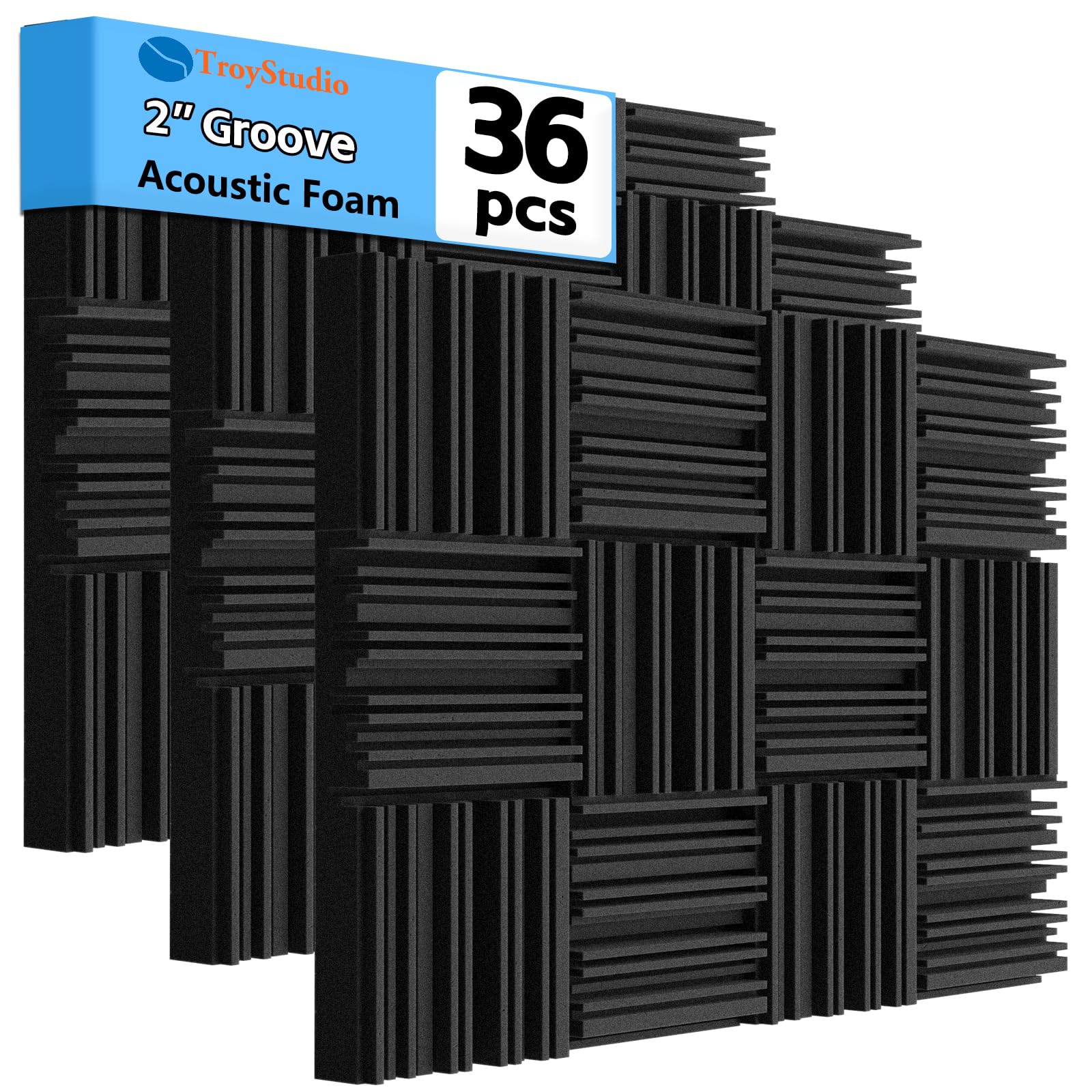 TroyStudio 36-Pack 2" Foam