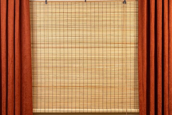 Rodos Ahşap Bambu Stor Perde (120 x 180)