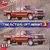Vista 7 de KSP - Kits de elevación de nivelación de 3 pulgadas para Silverado 1500 1999-2006, kit de elevación de suspensión delantera de 3 pulgadas compatible