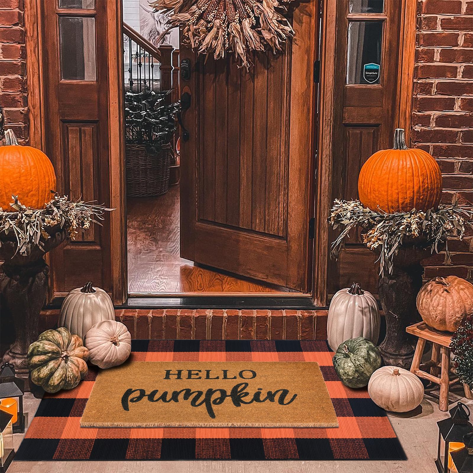 Amazon.com: Fall Decor Door Mat Combo Set, 100% Coco Coir Welcome