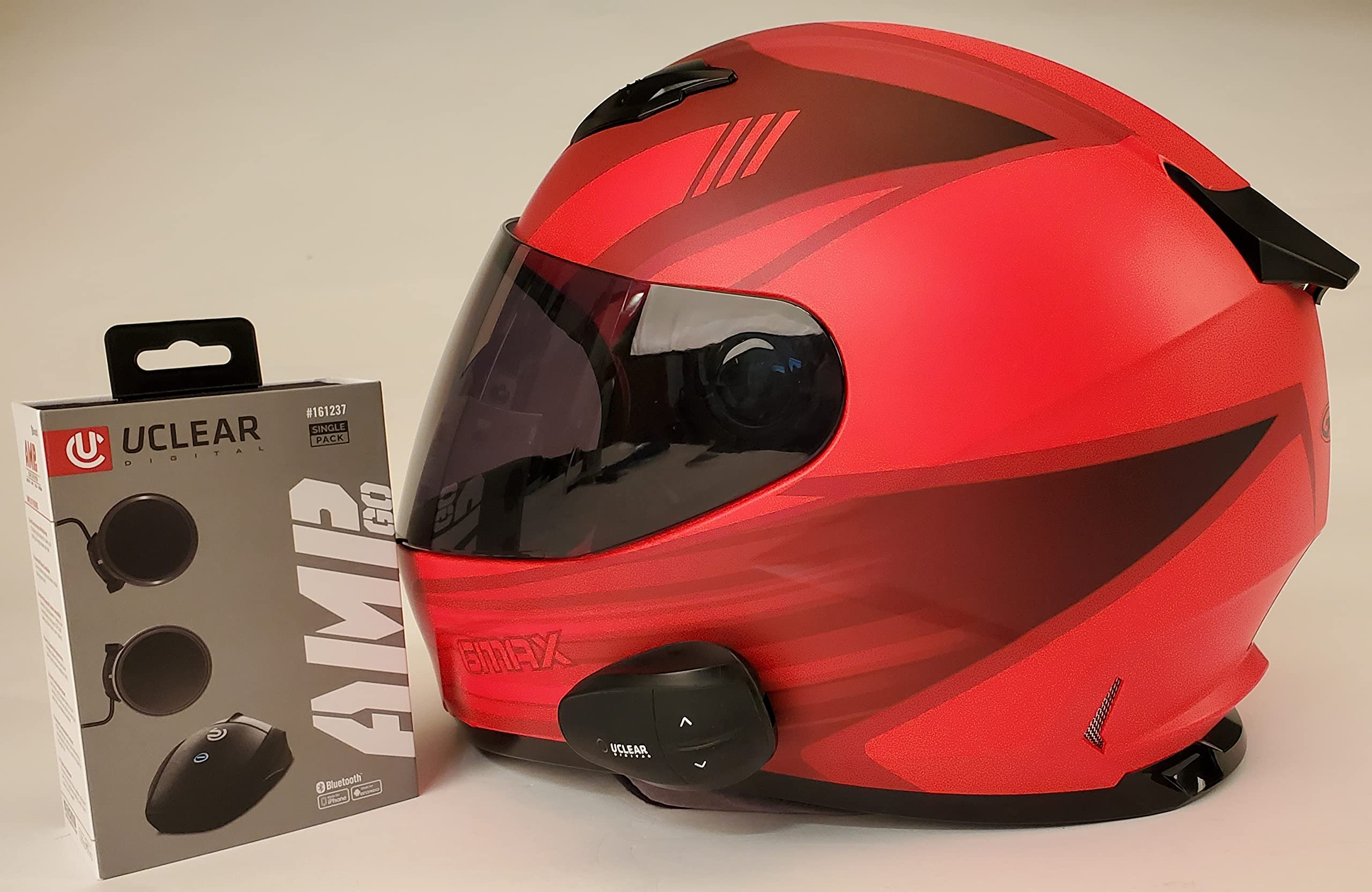 INTERFONO CASCO MOTO SCOOTER BLUETOOTH UCLEAR AMP GO4 INTERPHONE